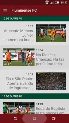 Fluminense android App screenshot 4